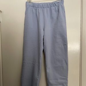 Brandy Melville Light Blue Rosa Sweatpants